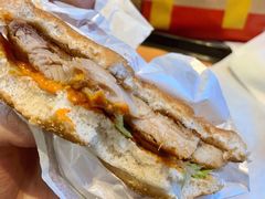 卤辣板烧鸡腿堡-麦当劳(合肥之心城店)