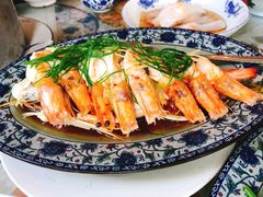海虾蒸黄脚邋-阿殳粥馆(水围村店)