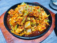 辣炒鱿鱼-全州豆芽汤饭