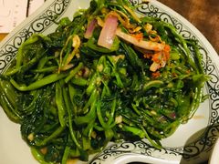 马拉盏炒通菜-大头虾越式风味餐厅(光明广场店)