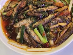 酸辣茴香小鱼-谢师酒家