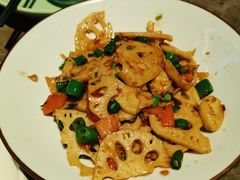 绿茶小炒藕片-绿茶餐厅(崇文门新世界店)