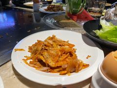 韩式泡菜伊比亚猪五花肉-盛焰铁板烧(王府井店)