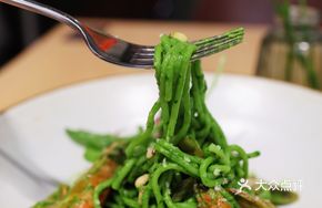 Basil Pesto Shrimp Pasta