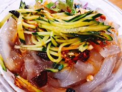 自制特色拉皮-食客烧烤(罗道庄店)