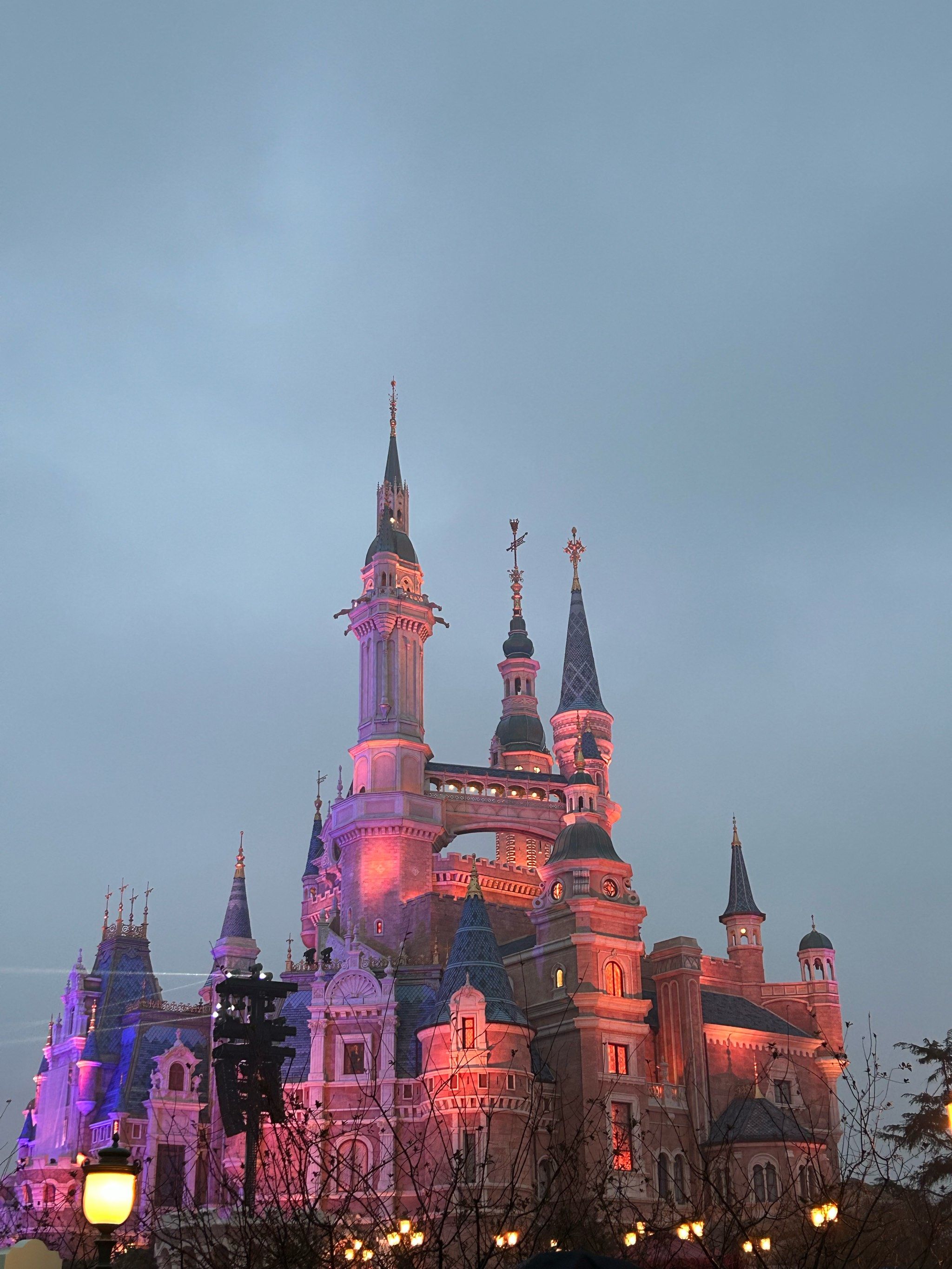 梦幻城堡夜景📸