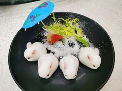 网红迷你小白兔-龙的酒楼·手工早茶·顺德菜(近良路店)