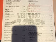 菜单-遇见西木美式餐厅(体育路店)