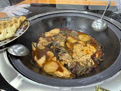 -北京龙庆四季香农家饭庄·灶台鱼·碳烤虹鳟鱼(龙庆峡店)