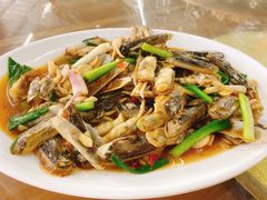 姜葱炒圣子-明记海鲜大排档(巽寮湾店)