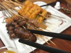烤蚕蛹-金刚山烧烤(中山路店)