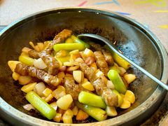 芥蓝啫精选牛肉-新荣记(BFC外滩金融中心店)