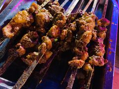 特色碳烤羊肉串-老兰家传统烧烤炒菜泡馍(小南门店)