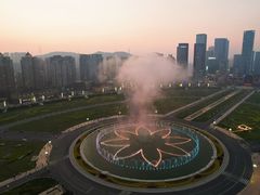 -大连星海广场音乐喷泉