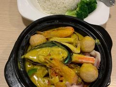 咖喱海鲜煲-佰搭果·广式茶餐厅(西华路店)