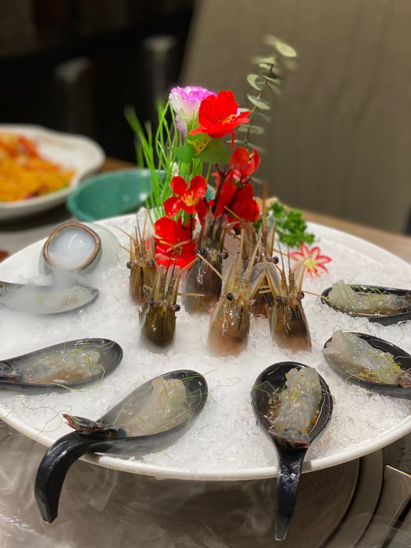 「刺身类·泰味罗氏虾刺身(中虾)」