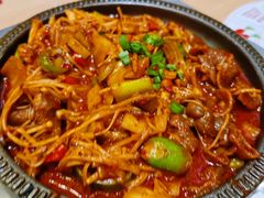 石板金针肥牛-敏丁拌饭(中街总店)