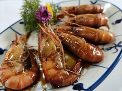 琥珀花雕熟醉虾-明本海鲜大排档·鱼生海鲜烧烤宵夜(陈家祠店)