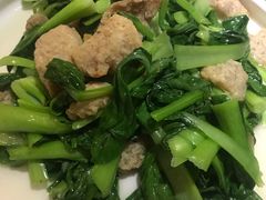 青菜炒油渣-眷江南之小蓝鲸(王府大街店)