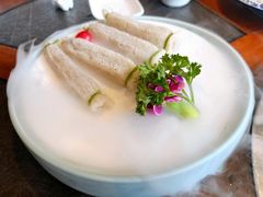 竹笙虾卷-大匠工房古船木艺术餐厅·猪肚鸡专门店(长白仙岛店)