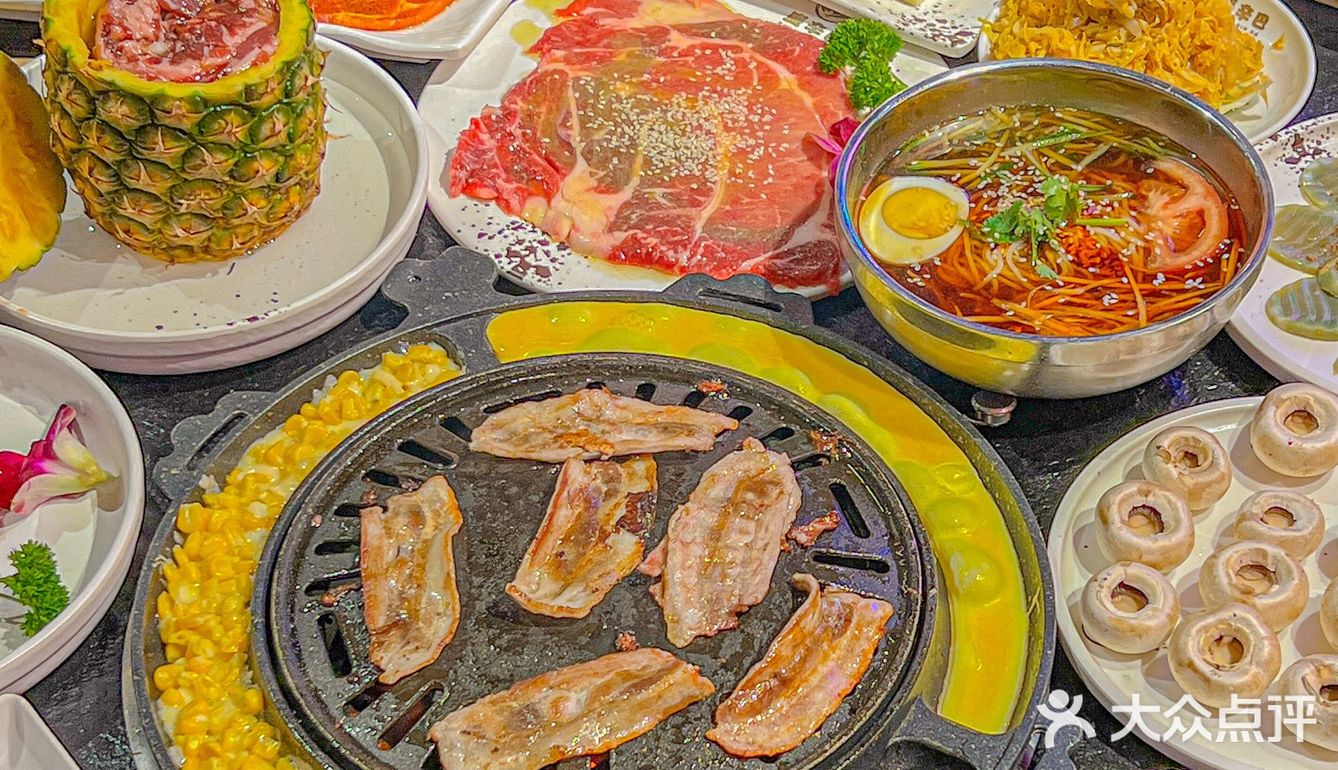 济南超实惠的东北烤肉🥩菠萝牛肋条爱住了‼️