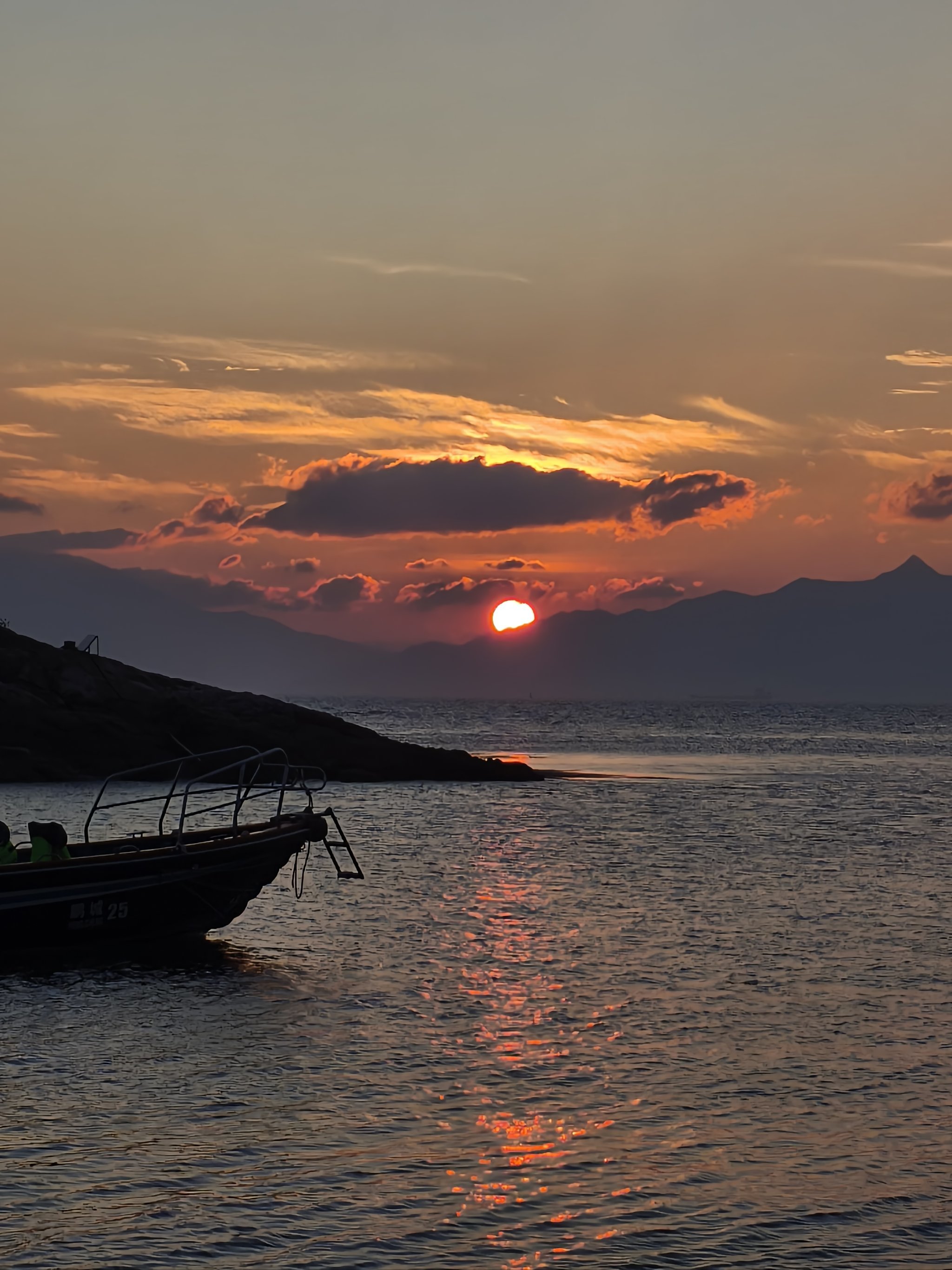 大海日落,温柔了岁月