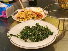 凉拌山野菜-沣峪鱼庄