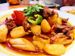 大盘鸡拌面-品回味清真西北楼(宁波首店)