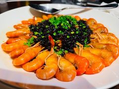 干菜蒸河虾-杭州西子湖四季酒店·金沙厅