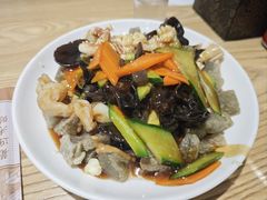 三鲜焖子-方城小吃店