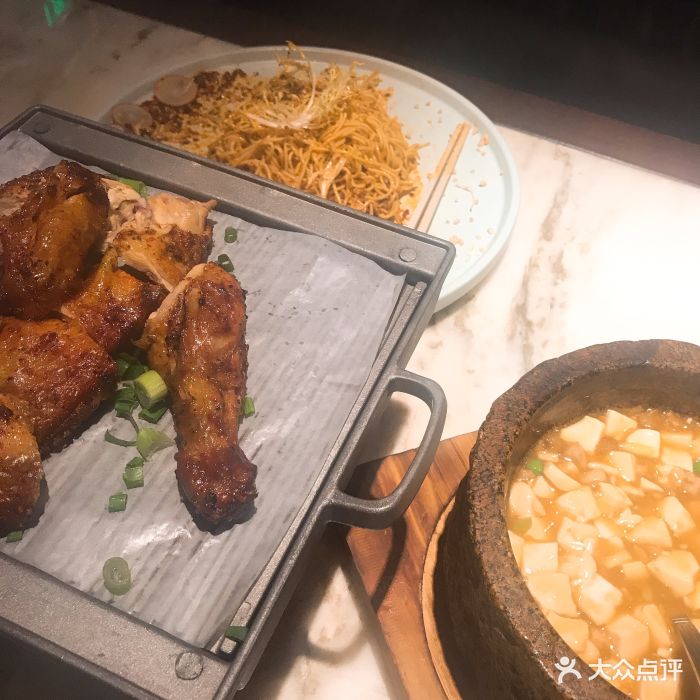 绿茶餐厅(国贸中心店)-绿茶葱香烤鸡图片-东莞美食-大众点评网