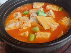 虾汤胶州大白菜盐卤豆腐煲-新荣记(新源南路店)