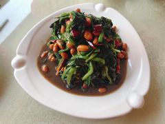 菠菜陈醋花生米-李连贵熏肉大饼(兴工街店)