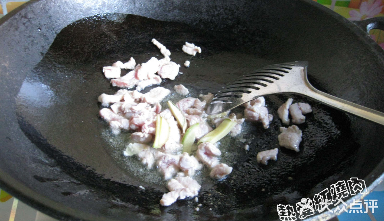 炒绿豆凉粉儿