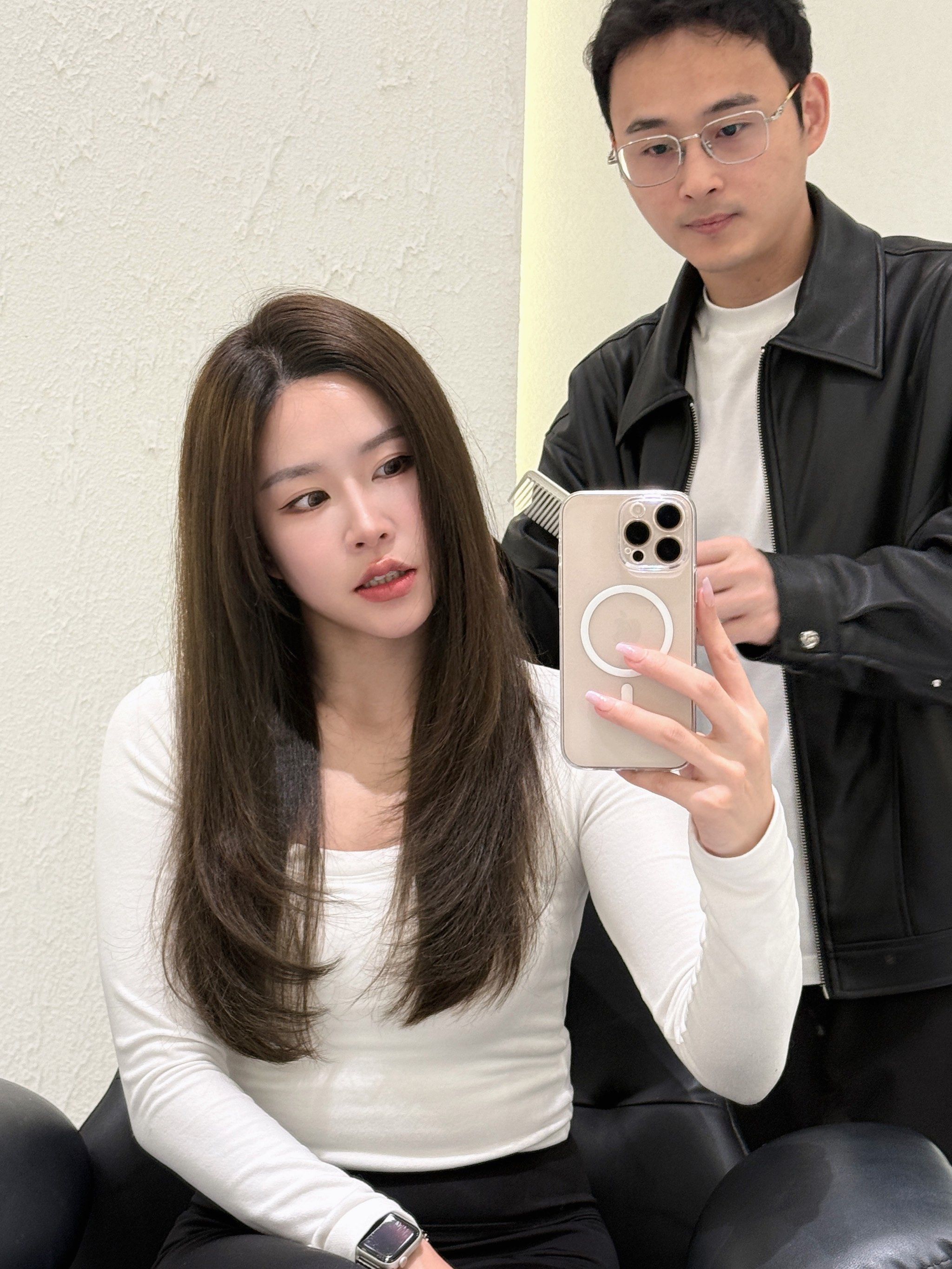 女生中长发发型