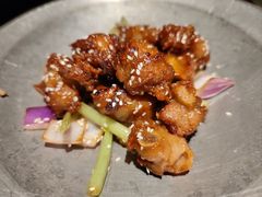 蒜香蜜汁排骨-绿茶餐厅
