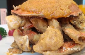 Egg Baked Crab with Toasted Bread