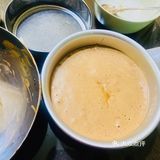 食材：鸡蛋、玉米油、白砂糖、牛奶