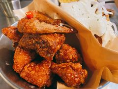 炸鸡翅一半一半-富乐满韩国正宗炸鸡韩国料理(虹泉路店)