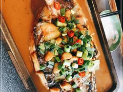 -探鱼·鲜青椒爽麻烤鱼(东城万达广场店)