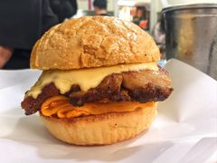 鸡扒芝士蛋菠萝包-颓记茶餐厅(美景总店)