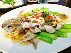 鲜花椒蒸桂花鲈-猪肉婆私房菜(容桂总店)