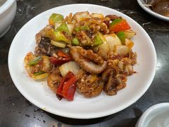 辣炒八爪鱼-锋味海鲜菜馆