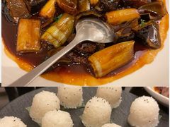 葱烧辽参皮配粽香饭-上海小南国(国会店)