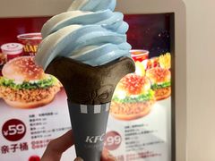 冲绳海盐双旋冰淇淋花筒-肯德基(西影路店)