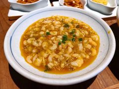 鸡头米蟹黄虾仁-卯时·龙光雅宴·精致锡帮菜(惠山古镇店)