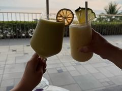 -日落吧·海景咖啡厅·餐酒吧·鸡尾酒·下午茶·乐队表演·浪漫夕阳·三亚文华东方酒店
