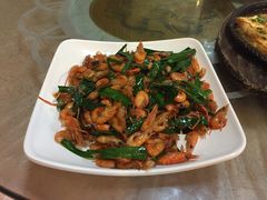 韭菜炒河虾-年辉渔村·非遗传承餐厅(新丰江店)