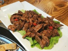 香煎鹅肝-大自然醉鹅·铁锅火焰鹅(上海联洋店)