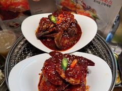 -草家酱蟹炭火烤肉店(珲春南路一店)